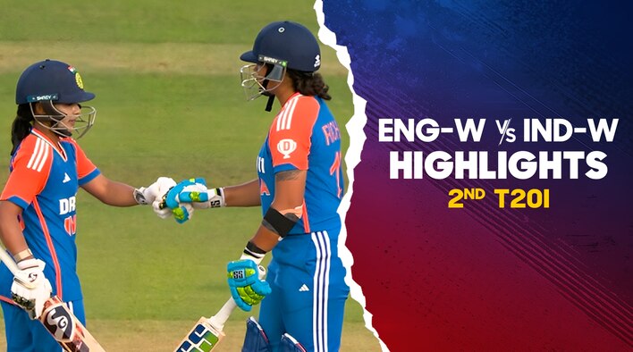2nd T20I - Highlights - 1 Jul 2025 from India Women's Tour of England 2025 