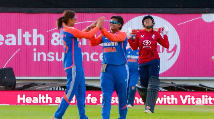 Deepti Sharma's Clutch 3/27 from India Women's Tour of England 2025 