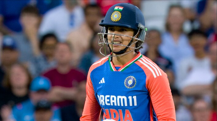 Smriti Mandhana Leads India's Chase With A Fifty from India Women's Tour of England 2025 