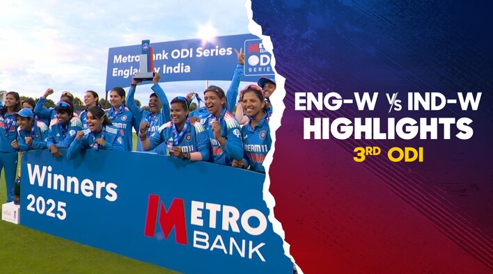 3rd ODI - Highlights - 22 Jul 2025 from India Women's Tour of England 2025 