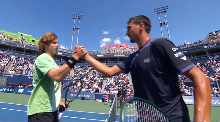 Rublev vs Sonego - Round 3 - Highlights - 1 Aug 2025 from ATP Masters 1000 National Bank Open Toronto, Canada 
