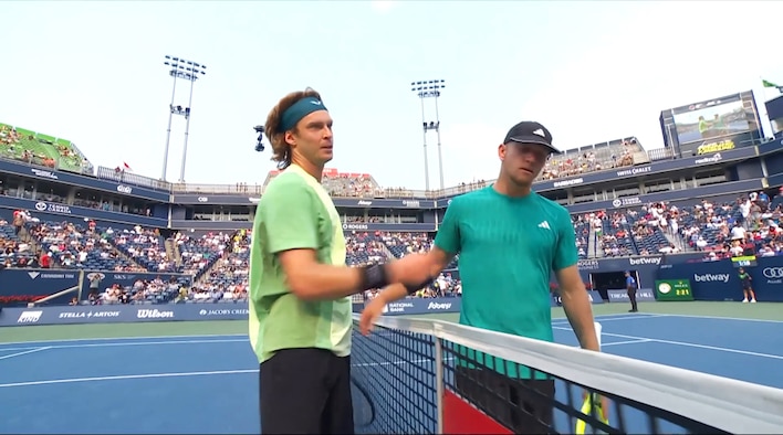 Rublev vs Davidovich Fokina - Round 4 - Highlights - 3 Aug 2025 from ATP Masters 1000 National Bank Open Toronto, Canada 