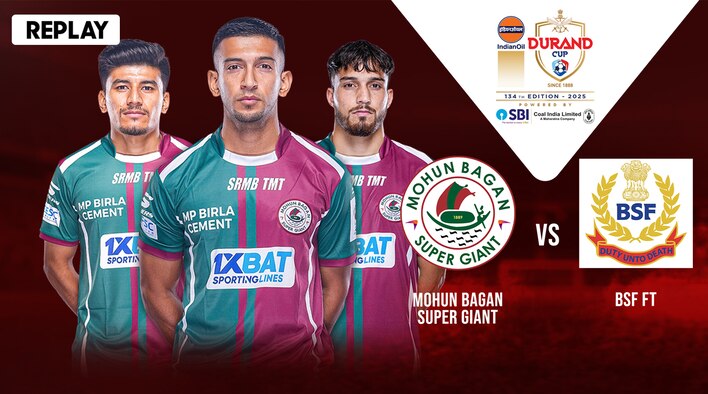 Mohun Bagan Super Giant vs Border Security  Force FT - Replay - 4 Aug 2025 from IndianOil Durand Cup 2025 