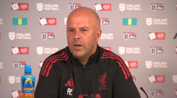 Arne Slot: Tributes For Diogo Have Been Very Emotional from FA Community Shield 