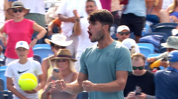 Hamad Medjedovic vs Carlos Alcaraz - Highlights - 12 Aug 2025 from ATP Masters 1000 Western & Southern Open 