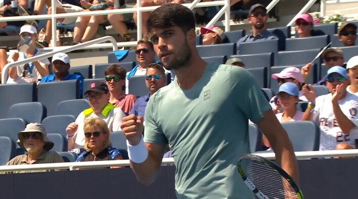 Andrey Rublev vs Carlos Alcaraz - Quarter-final - Highlights - 16 Aug 2025 from ATP Masters 1000 Western & Southern Open 