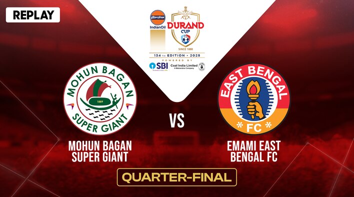 Mohun Bagan Super Giants vs Emami East Bengal FC - Quarter-final - Replay - 17 Aug 2025 from IndianOil Durand Cup 2025 