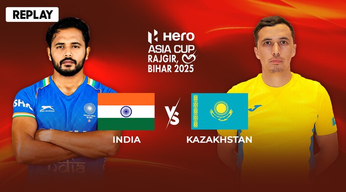 India vs Kazakhstan - Replay - 1 Sep 2025 from Hero Asia Cup 2025 