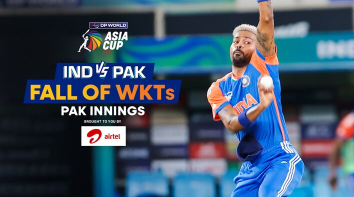Fall of Wickets - Pakistan - 14 Sep 2025 from Asia Cup 2025 