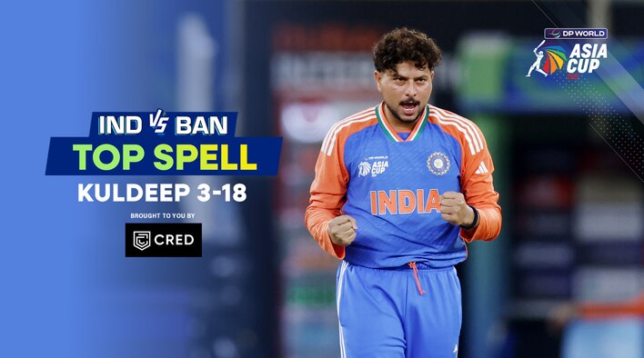Kuldeep Strikes Thrice To Dent Bangladesh’s Chase from Asia Cup 2025 