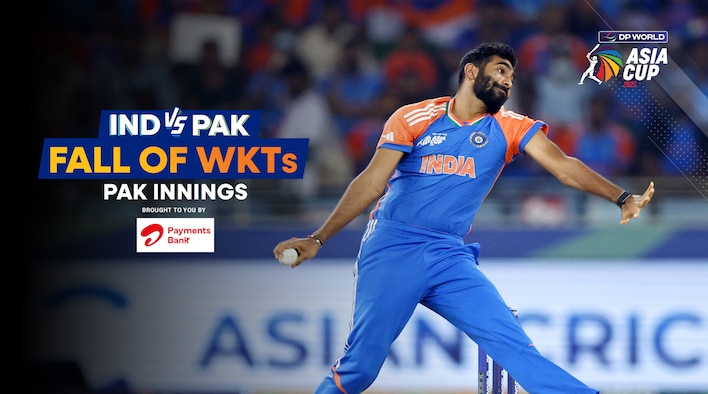 Fall of Wickets - Pakistan - 28 Sep 2025 from Asia Cup 2025 