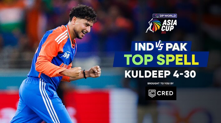 Kuldeep Scripts History With A Four-fer from Asia Cup 2025 