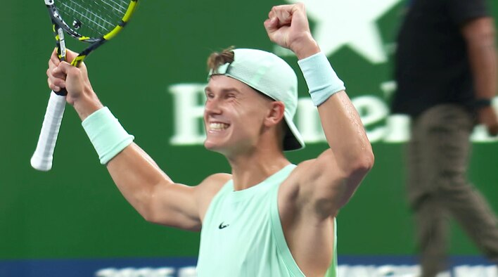 Perricard vs Rune - Highlights - 7 Oct 2025 from ATP Masters 1000 - Rolex Shanghai Masters 2025 