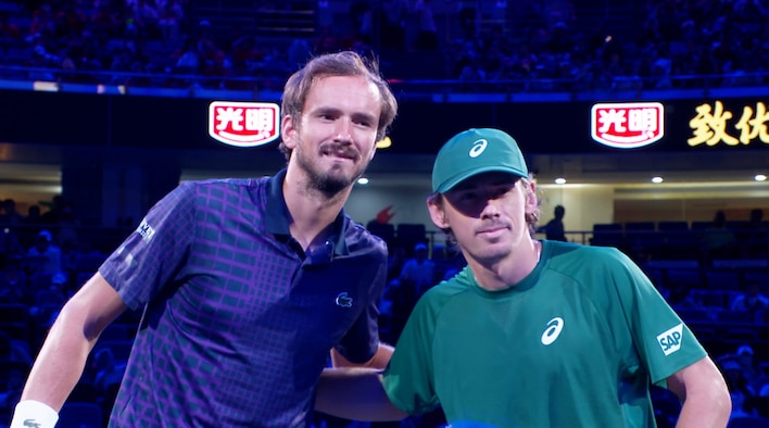 Medvedev vs De Minaur - Quarter-final - Highlights - 10 Oct 2025 from ATP Masters 1000 - Rolex Shanghai Masters 2025 