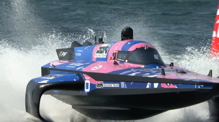 Inside Team Aoki  from UIM E1 World Electric Raceboat Championship 