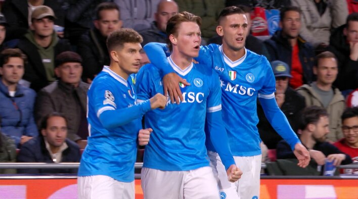 McTominay's Brace Goes In Vain from UEFA Champions League 2025-26 