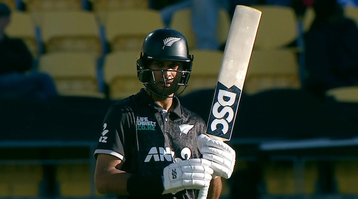 Ravindra Leads The Charge In Kiwi Chase from England Tour of New Zealand 2025 