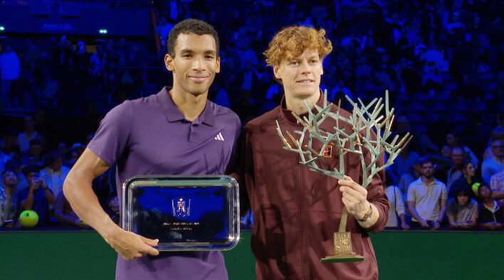 Auger-Aliassime vs Sinner - Final - Highlights - 2 Nov 2025 from ATP Rolex Paris Masters 2025 