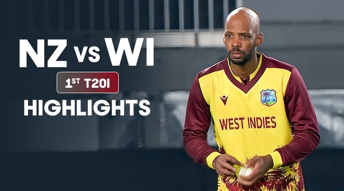 1st T20I - Highlights - 5 Nov 2025 from West Indies Tour of New Zealand 2025 