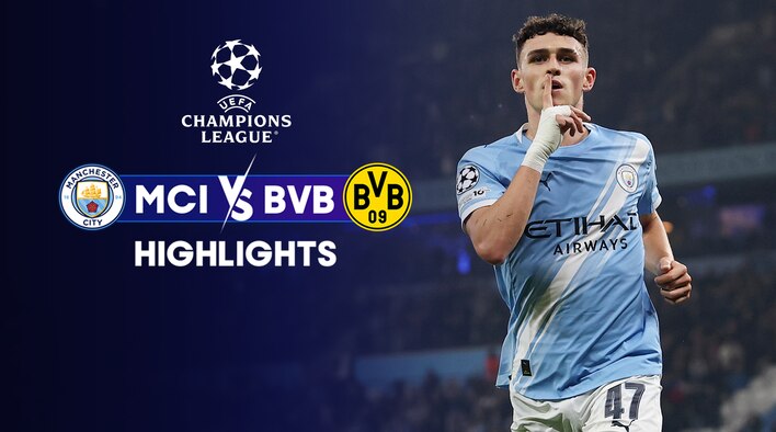 Man City vs Dortmund - Highlights - 6 Nov 2025 from UEFA Champions League 2025-26 