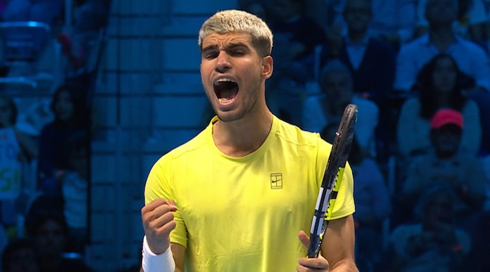 Alcaraz vs Fritz - Group Stage - Highlights - 11 Nov 2025 from Nitto ATP Finals 2025 