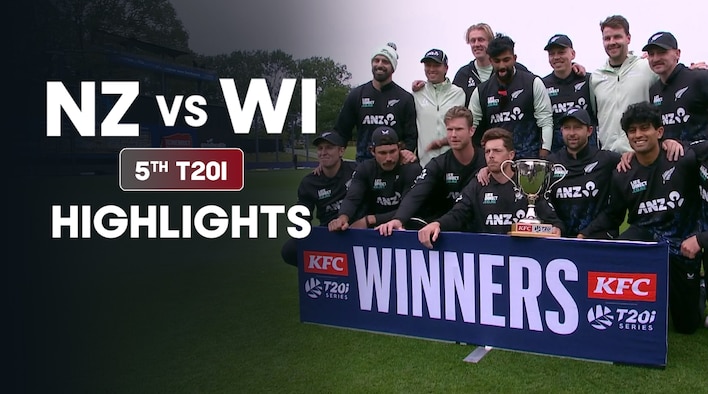 5th T20I - Highlights - 13 Nov 2025 from West Indies Tour of New Zealand 2025 
