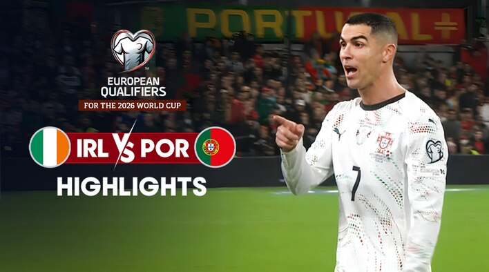 Republic of Ireland vs Portugal - Highlights - 14 Nov 2025 from European Qualifiers For 2026 FIFA World Cup 