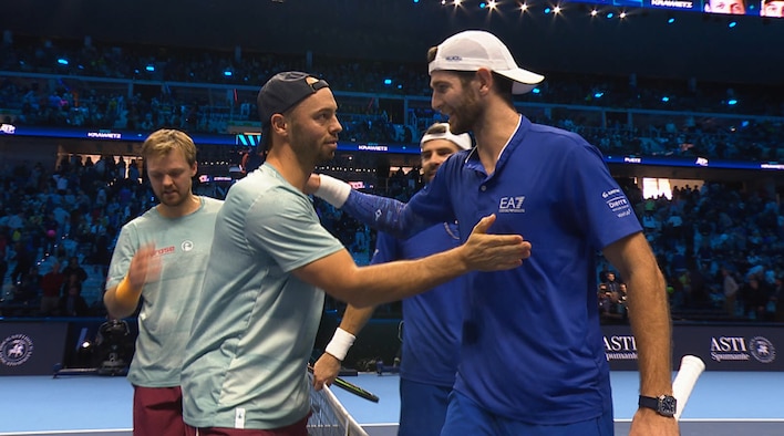 Puetz/Krawietz vs Vavassori/Bolelli - Group Stage - Highlights - 13 Nov 2025 from Nitto ATP Finals 2025 