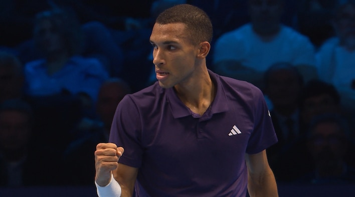 Zverev vs Auger-Alliassime - Group Stage - Highlights - 15 Nov 2025 from Nitto ATP Finals 2025 