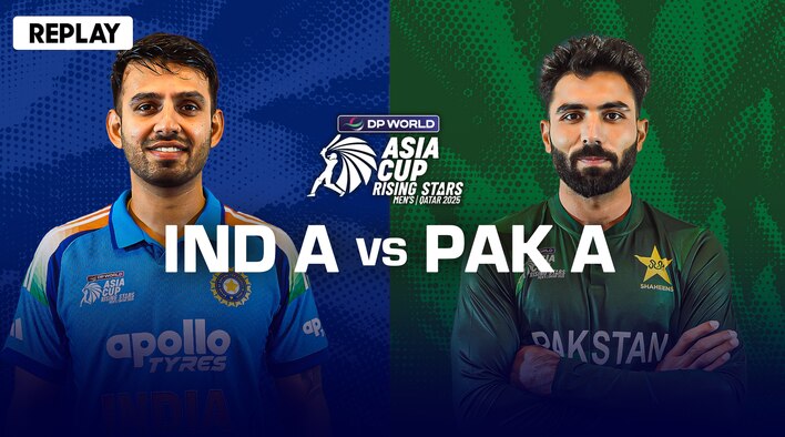India A vs Pakistan Shaheens - Replay - 16 Nov 2025 from DP World Asia Cup Rising Stars Men's 2025 