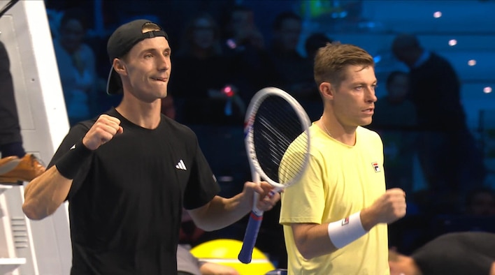 Skupski/Sallisbury vs Cash/Glasspool - Semi-Finals - Highlights - 15 Nov 2025 from Nitto ATP Finals 2025 