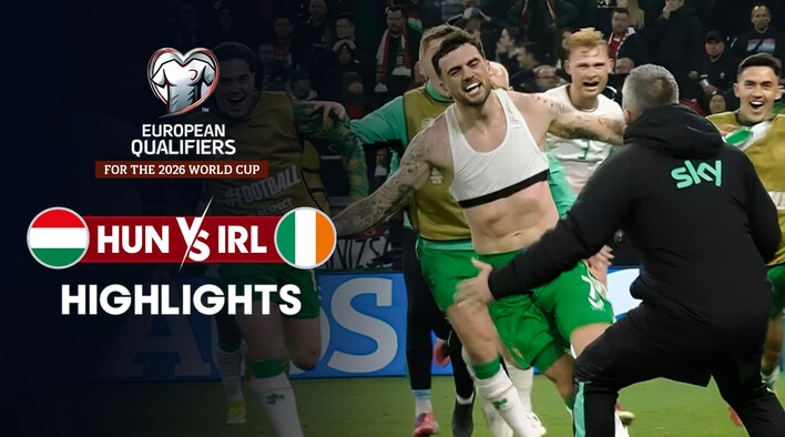 Hungary vs Republic of Ireland - Highlights - 16 Nov 2025 from European Qualifiers For 2026 FIFA World Cup 
