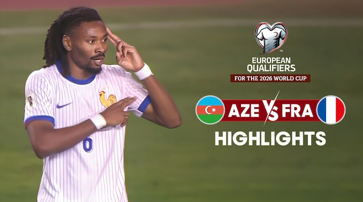 Azerbaijan vs France - Highlights - 16 Nov 2025 from European Qualifiers For 2026 FIFA World Cup 