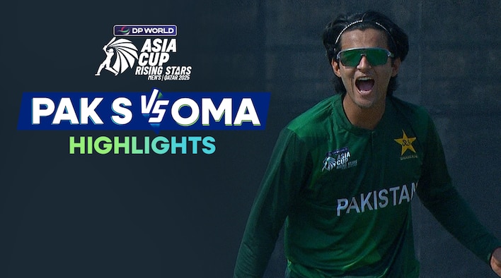 Pakistan Shaheens vs Oman - Highlights - 14 Nov 2025 from DP World Asia Cup Rising Stars Men's 2025 