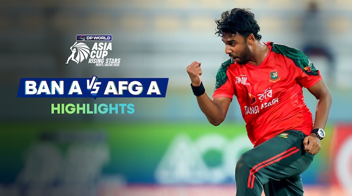 Bangladesh A vs Afghanistan A - Highlights - 17 Nov 2025 from DP World Asia Cup Rising Stars Men's 2025 