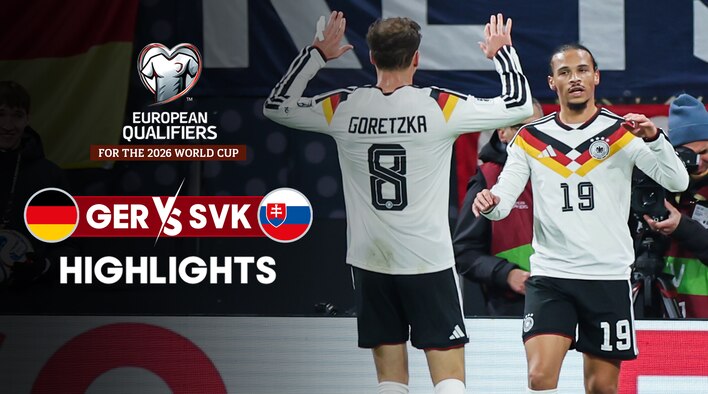 Germany vs Slovakia - Highlights - 18 Nov 2025 from European Qualifiers For 2026 FIFA World Cup 