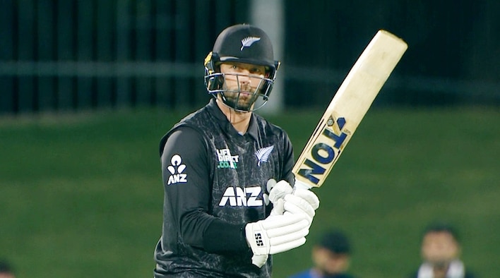 Conway Carves 90 In Napier Chase from West Indies Tour of New Zealand 2025 