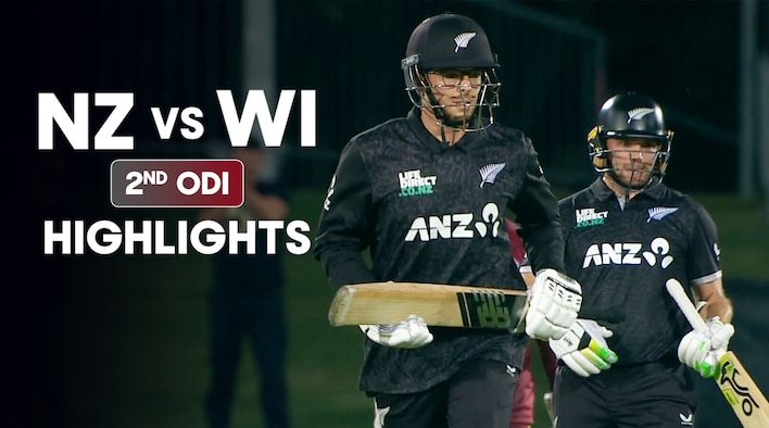 2nd ODI - Highlights - 19 Nov 2025 from West Indies Tour of New Zealand 2025 