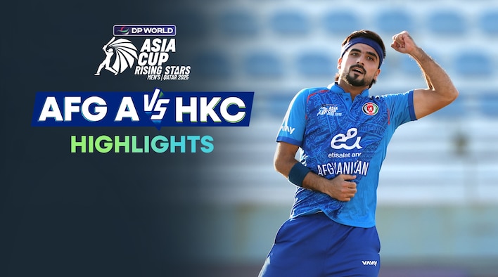Afghanistan A vs Hong Kong, China - Highlights - 19 Nov 2025 from DP World Asia Cup Rising Stars Men's 2025 