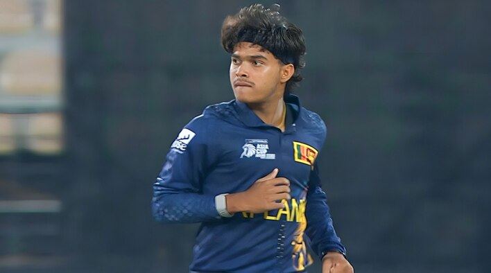 Wellalage Strikes Thrice For Sri Lanka from DP World Asia Cup Rising Stars Men's 2025 