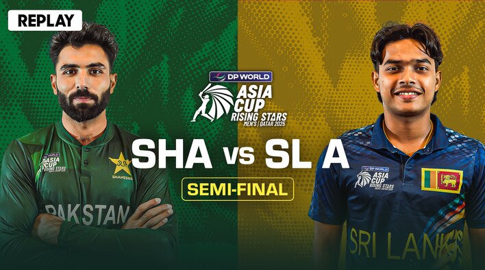 Pakistan Shaheens vs Sri Lanka A - Semi-final - Replay - 21 Nov 2025 from DP World Asia Cup Rising Stars Men's 2025 