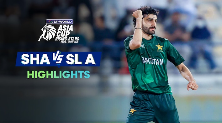  Pakistan Shaheens vs Sri Lanka A - Semi-final - Highlights - 21 Nov 2025 from DP World Asia Cup Rising Stars Men's 2025 