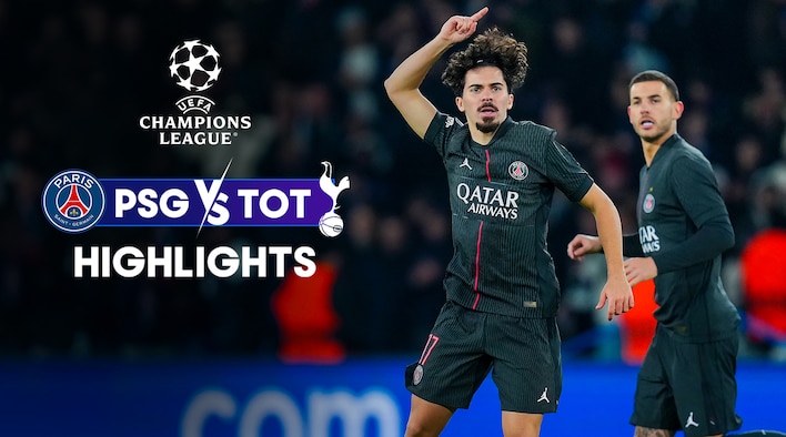 PSG vs Tottenham - Highlights - 27 Nov 2025 from UEFA Champions League 2025-26 
