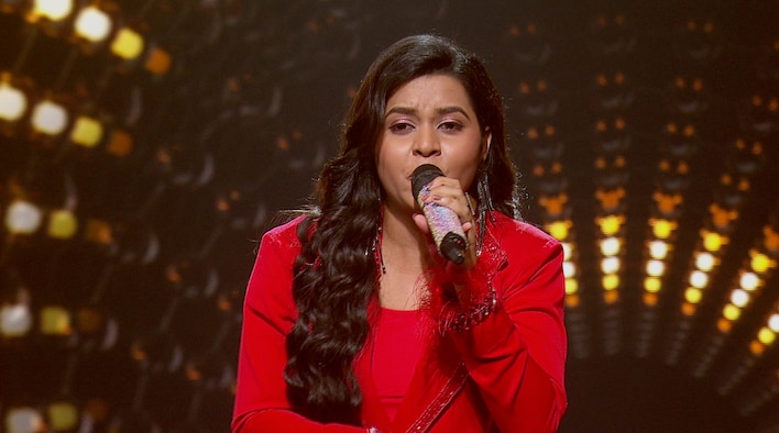 Anshika Lights Up The Stage from Indian Idol season 16