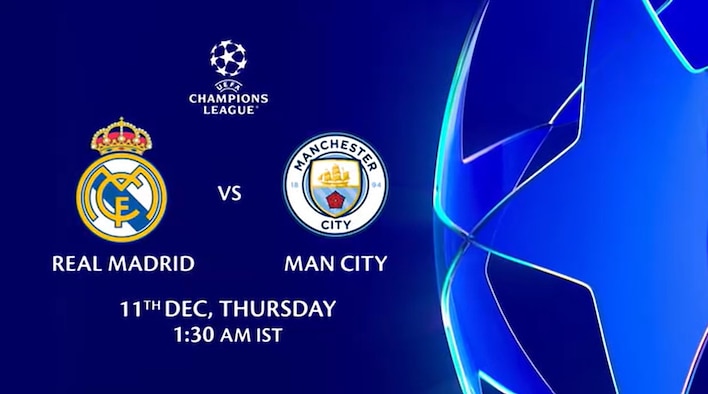 Upcoming - Real Madrid vs Manchester City - UEFA Champions League 2025-26