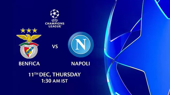 Upcoming - Benfica vs Napoli - UEFA Champions League 2025-26