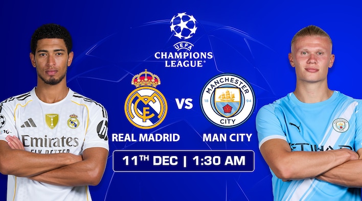 Upcoming - Real Madrid vs Manchester City - UEFA Champions League 2025-26