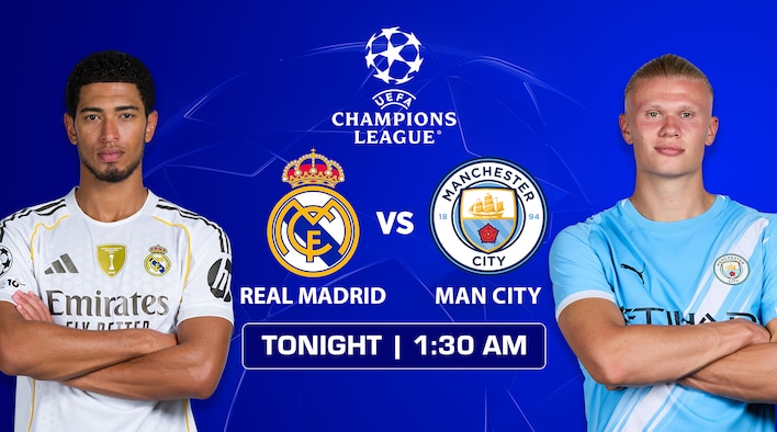 Upcoming - Real Madrid vs Manchester City - UEFA Champions League 2025-26