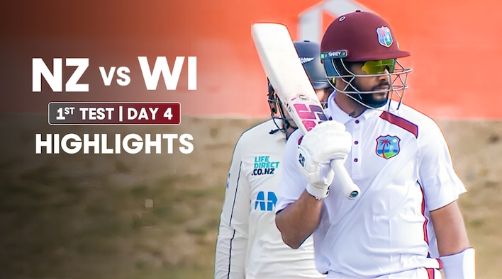 Day 4 - 1st Test - Highlights - 5 Dec 2025 from West Indies Tour of New Zealand 2025 