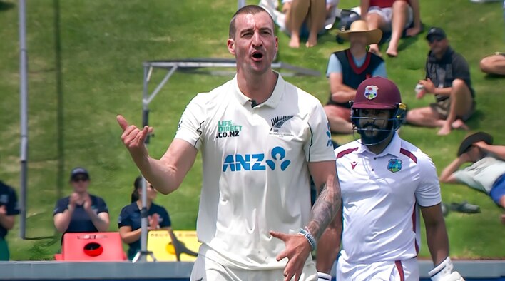Tickner’s Four-Fer Rips WI Apart from West Indies Tour of New Zealand 2025 